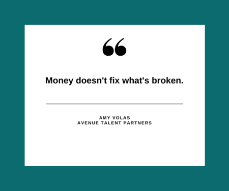 Money doesn't fix what's broken