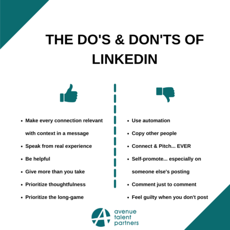 Do's & Don'ts of LinkedIn