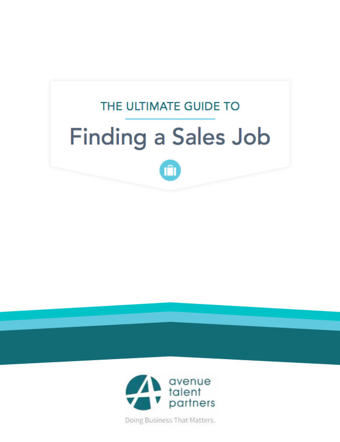 The Ultimate Guide to Finding a Sales Job eBook cover